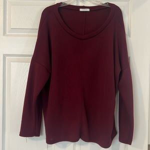 Burgundy sweater